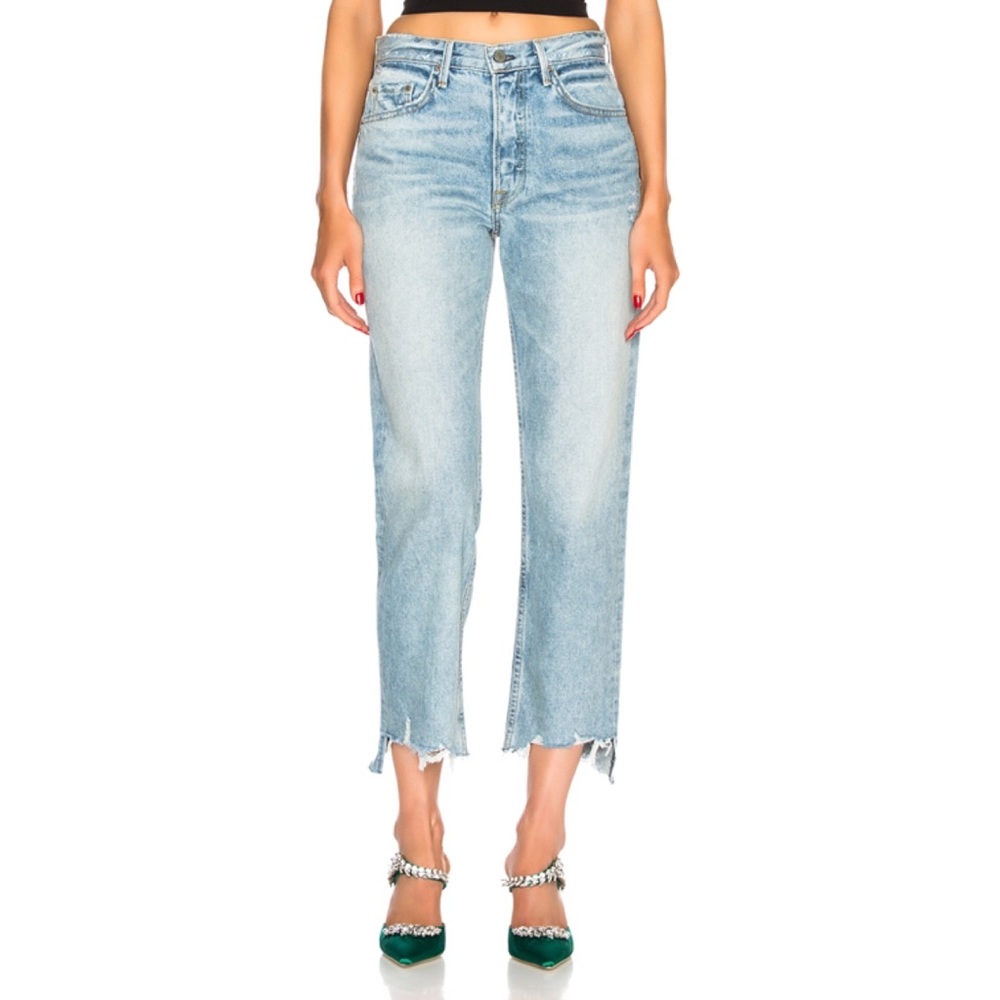 GRLFRND Helena High Rise Crop in Collision